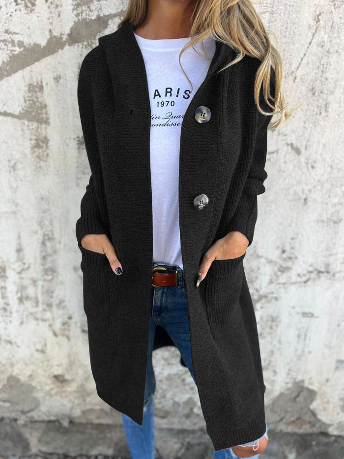 Quvorn™| Frida Eleganter langer Strickcardigan