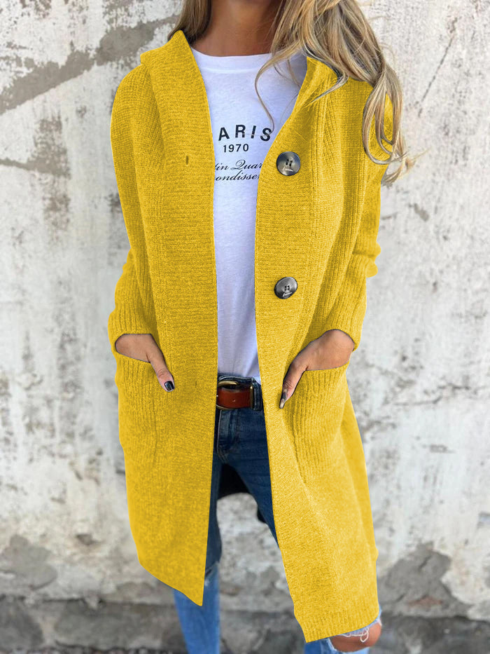 Quvorn™| Frida Eleganter langer Strickcardigan