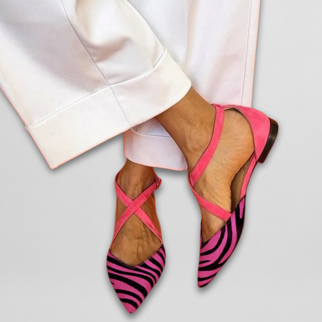 Quvorn™| Fenna Ballerinas med remmar