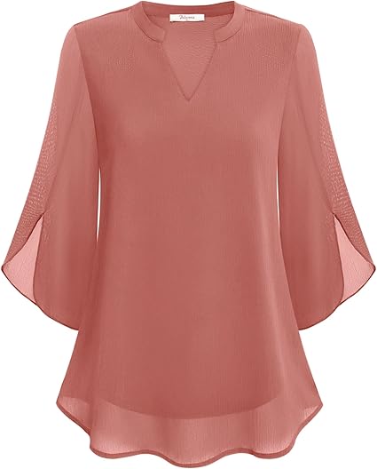 Quvorn™| Petra Blus i chiffong A-linje