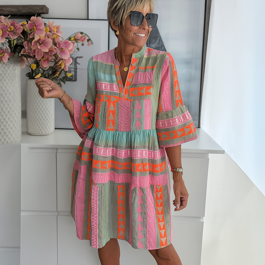 Quvorn™| Broderad sommarklänning Mini