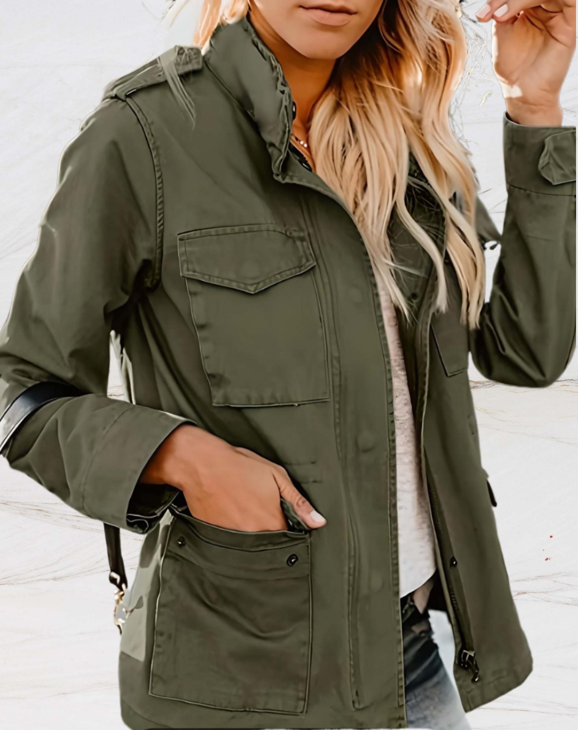 Quvorn™| Thilde Snygg casual utility-jacka