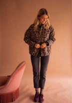 Quvorn™| Leona Bomberjacka med leopardmotiv
