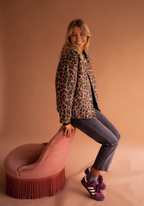 Quvorn™| Leona Bomberjacka med leopardmotiv