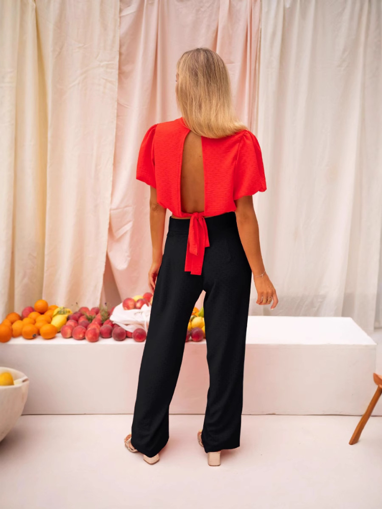 Quvorn™| Lorena Den Croppade Blusen