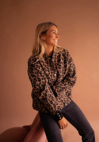 Quvorn™| Leona Bomberjacka med leopardmotiv