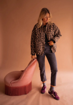 Quvorn™| Leona Bomberjacka med leopardmotiv