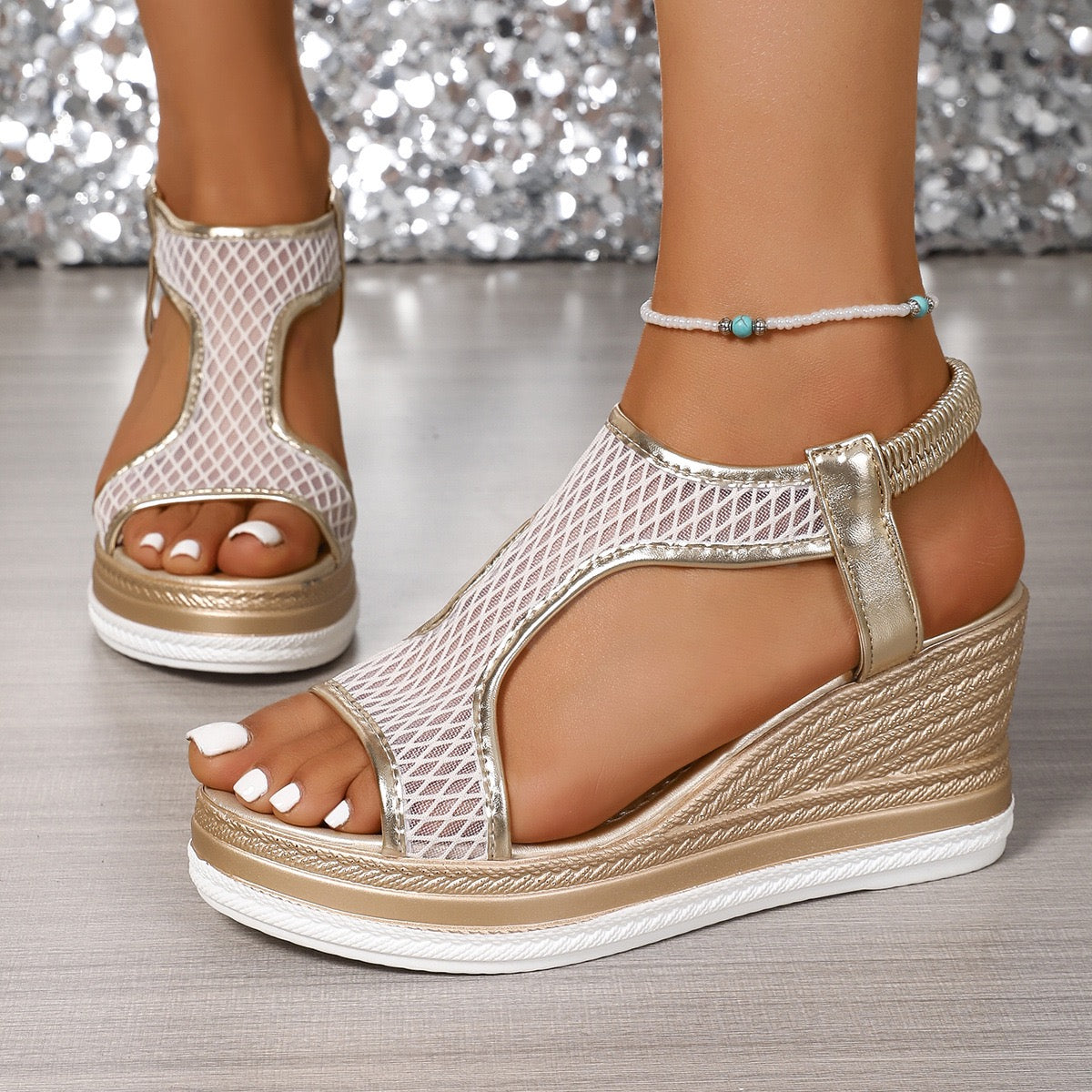 Quvorn™| Ortopedisk sandal med kilklack