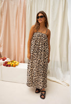 Quvorn™| Ina Maxiklänningen i leopard
